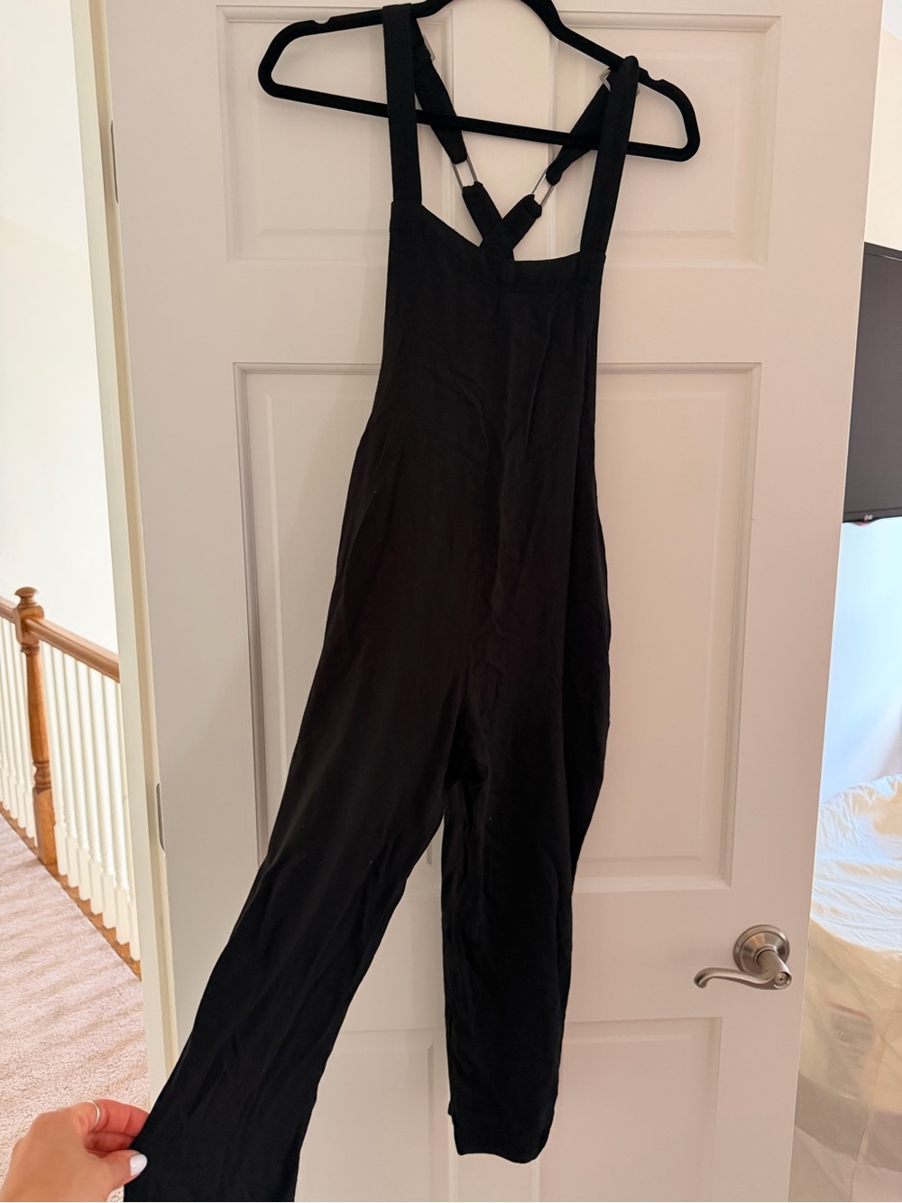 Vici Cropped Linen Overalls